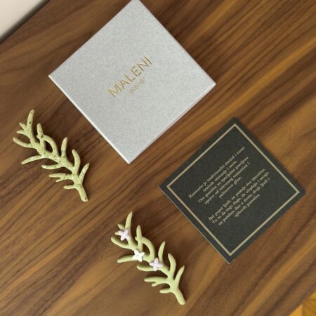 Handmade Jewelry Maleni Atelier Rosemary Wedding brooch