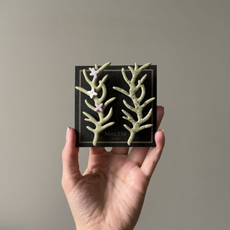 Handmade Jewelry Maleni Atelier Rosemary Wedding brooch