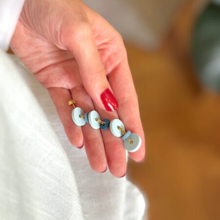 Handmade Jewelry Maleni Atelier Blue Drops Earrings